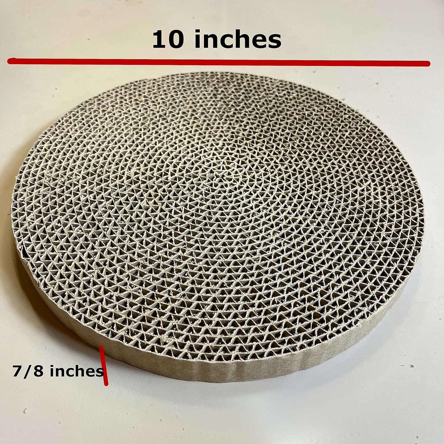 - Cat Scratch Pads Round, Cat Scratcher Cardboards, Refill, Replacement, Insert - 3 Pack